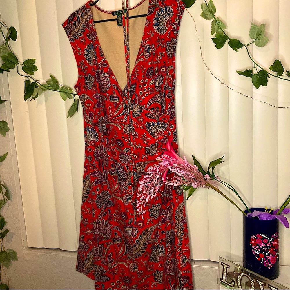 Lauren by Ralph Lauren Wrap dress.